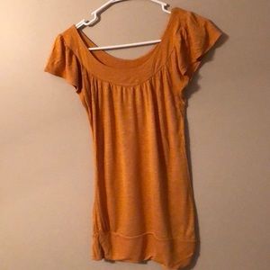 Mustard yellow top